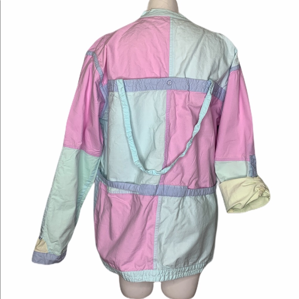 SOLD EBay Vintage 80's Reversable Colorblock Jacket - Picture 5 of 5